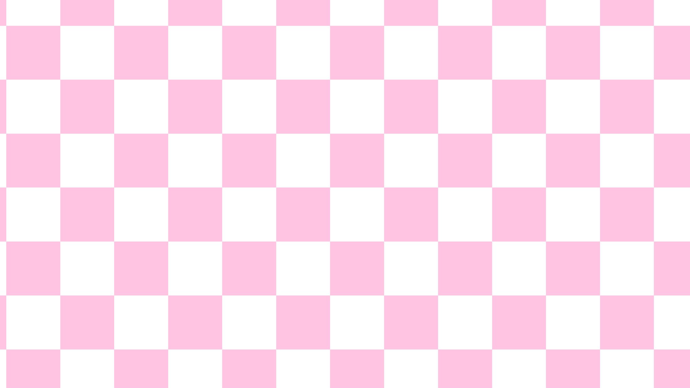 aesthetics cute pink checkerboard background